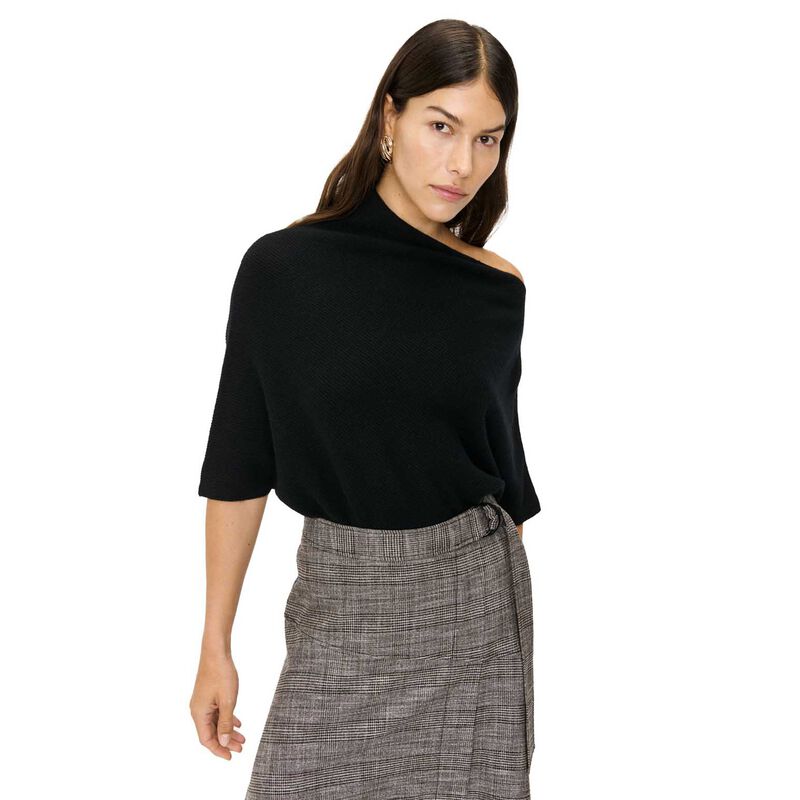Veronika Maine Asymmetric Knit Top image number 0